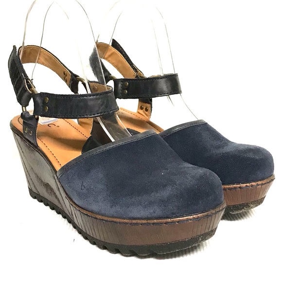 BOC suede wedge heels